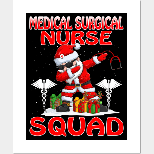 Christmas Medical Surgical Nurse Squad Reindeer Pa Posters and Art